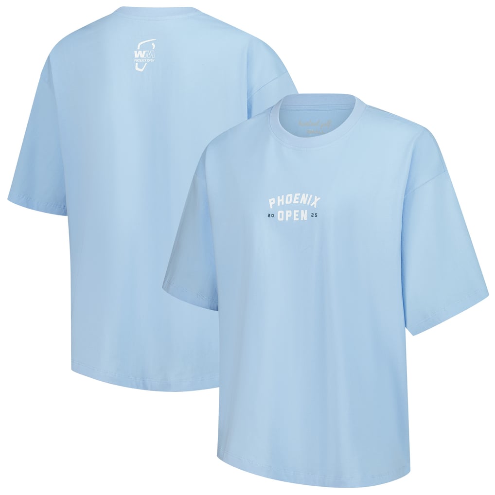  WM Phoenix Open Barstool Golf Women's Oversized T-Shirt - Blue